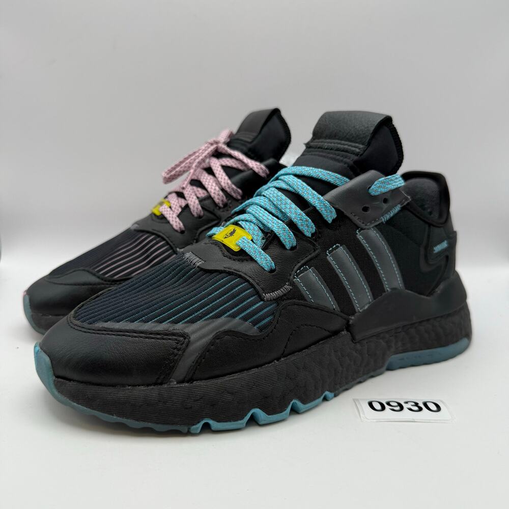 ADIDAS X NINJA NIGHT SIZE 6 FY0176 LACE UP CASUAL ACTIVE SNEAKER SHOES
